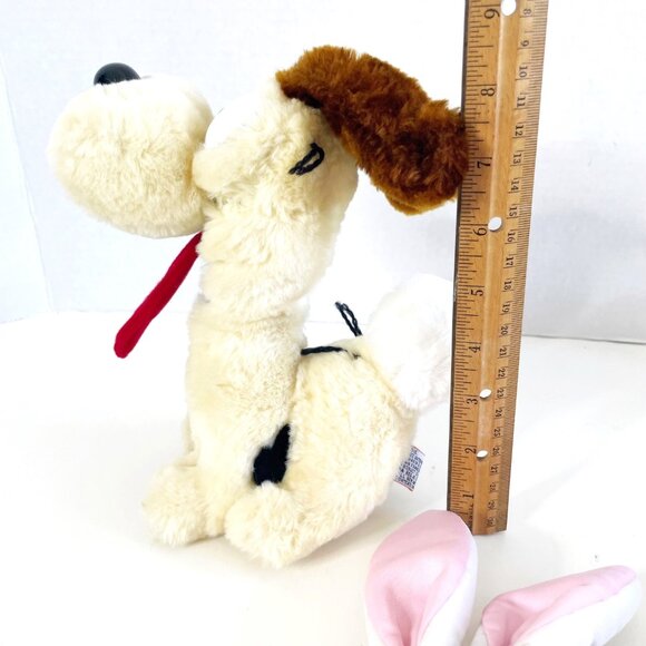 Vintage Dakin Odie Plush Easter Bunny Ears Carrot Dog Garfield Cartoon 1983 8" - Picture 7 of 8